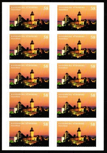 BRD 2978 postfrisch als Folienblatt Frankatur Nominale #HC826