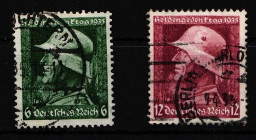 Deutsches Reich 569/570x gestempelt