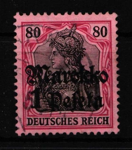 Deutsche APA Marokko 54 gestempelt #HS796