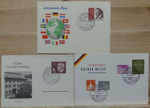 Berlin Lot Sonderpostkarten #HL802
