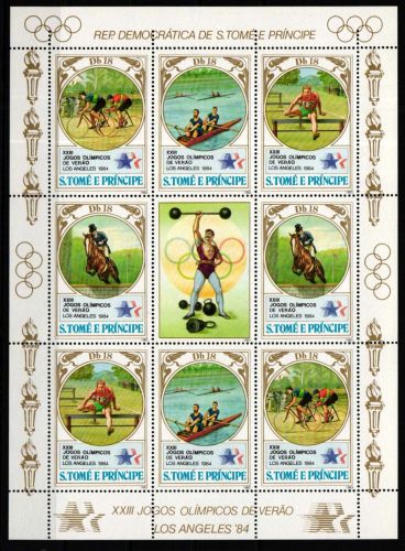 São Tomé und Príncipe 873 A-876 A postfrisch Kleinbogen #HV795