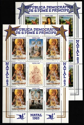 São Tomé und Príncipe 850 A-851 A postfrisch Kleinbogensatz #HV796