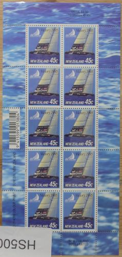 Neuseeland 1427 postfrisch Kleinbogen Schifffahrt #HS500