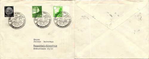 Deutsches Reich Lot Berlin Sonderstempel auf Brief #HL930