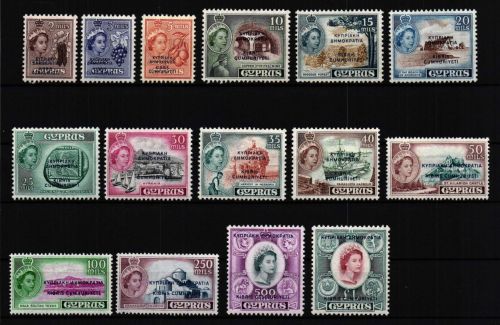 Zypern 179-193 postfrisch #HR063