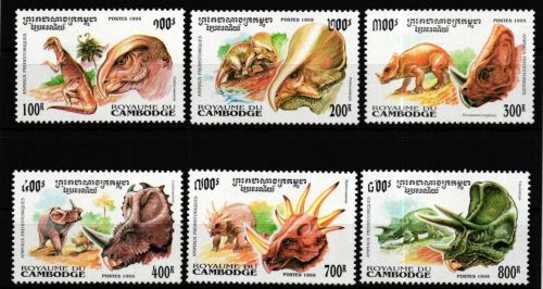 Kambodscha 1486-1491 postfrisch Prähistorische Tiere Dinosaurier #HR169
