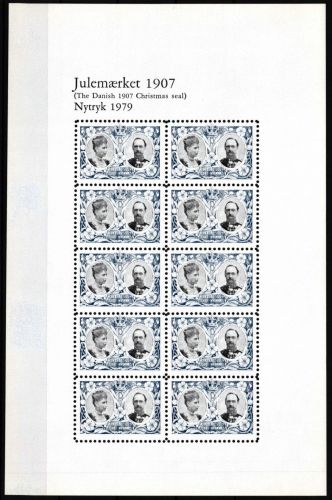 Dänemark aus Jahrgang 1979 postfrisch Kleinbogen aus Julemarken #HP956