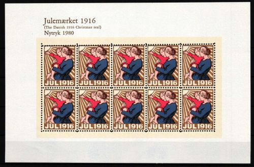 Dänemark aus Jahrgang 1980 postfrisch Kleinbogen aus Julemarken #HP958