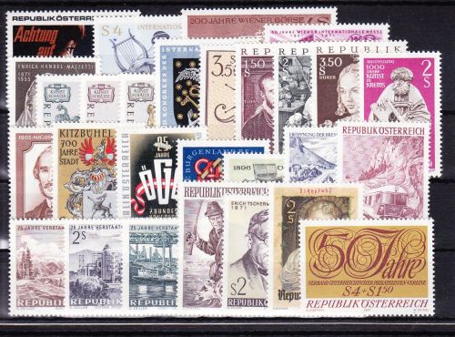 Österreich Jahrgang 1971 mit 1353-1380 postfrisch