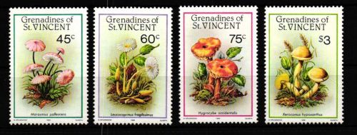 St. Vincent Grenadinen 493-496 postfrisch Pilze #GY841