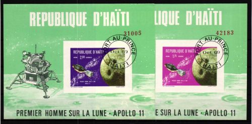 Haiti Block 41 und 42 B gestempelt