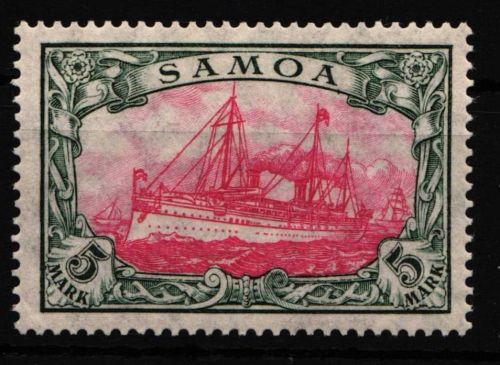 Deutsche Kolonien Samoa 23IA mit Falz