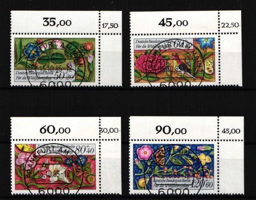 Berlin 744-747 gestempelt