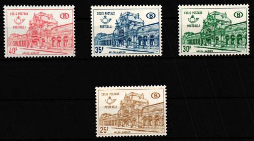 Belgien TR400- TR403 postfrisch Eisenbahnpaketmarken aus 1967 #HQ002