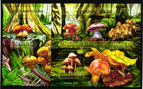 Zentralafrikanische Republik 5575-5578, Block 1337 postfrisch Kleinbogen #HQ067