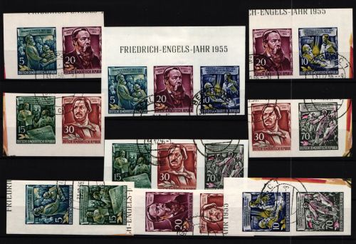 DDR Zd aus Block 13 gestempelt komplett #HZ083