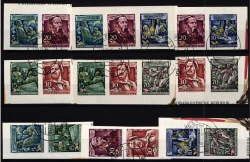 DDR Zd aus Block 13 gestempelt komplett #HZ086