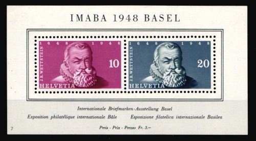 Schweiz Block 13 postfrisch #HZ153