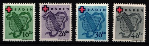 Französische Zone Baden 42-45 postfrisch
