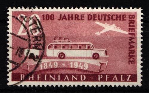 Fr. Zone Rheinland-Pfalz 50I gestempelt #HZ884