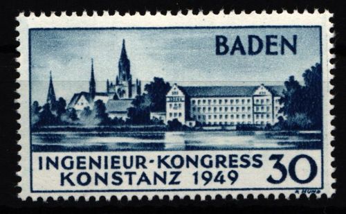 Fr. Zone Baden 46I postfrisch #HZ891