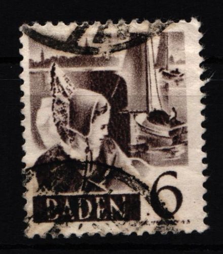 Fr. Zone Baden 31 gestempelt #HZ913