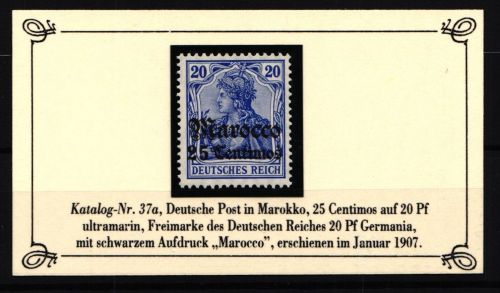 Deutsche APA Marokko 37 a postfrisch #HM829