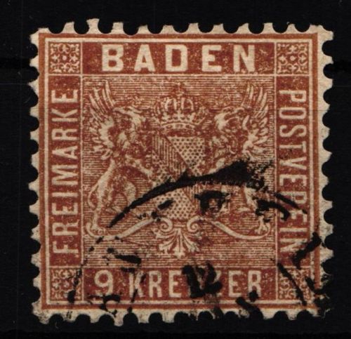 Baden 15a gestempelt #HM953