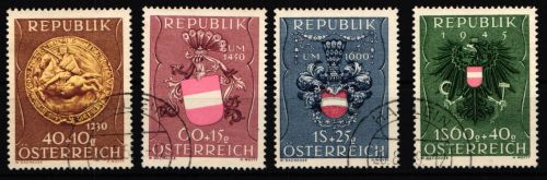 Österreich 937-940 gestempelt