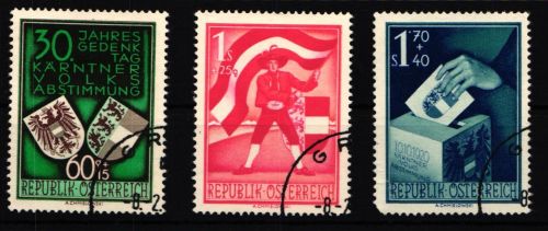 Österreich 952-954 gestempelt #HW742