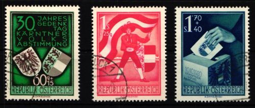 Österreich 952-954 gestempelt #HW744