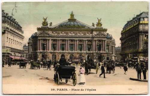 AK Paris Place de l'Opèra gebraucht #PM478