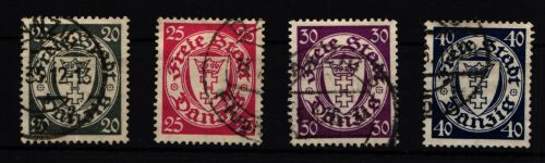 Danzig 245-248 gestempelt #IC622
