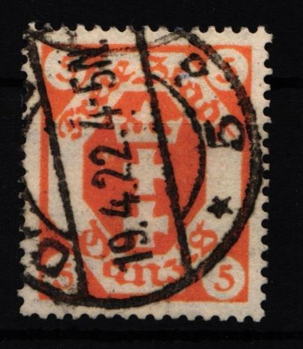 Danzig 73 gestempelt geprüft Infla Berlin #HN148