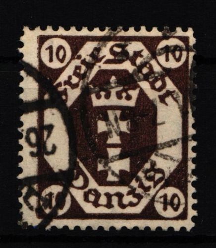 Danzig 74 gestempelt geprüft Infla Berlin #HN151