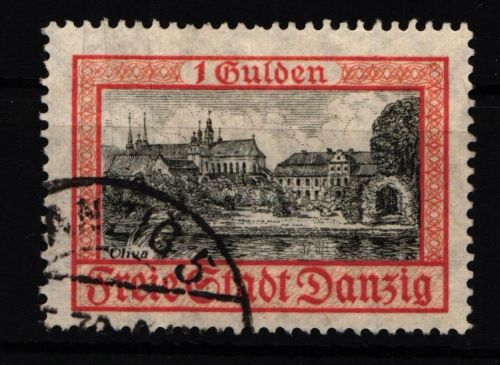 Danzig 212 a gestempelt
