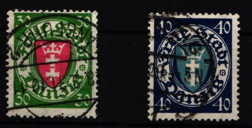 Danzig 198-199 gestempelt