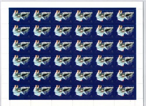Russland 1304-1306 postfrisch als kompletter Bogen ungefaltet #IC364