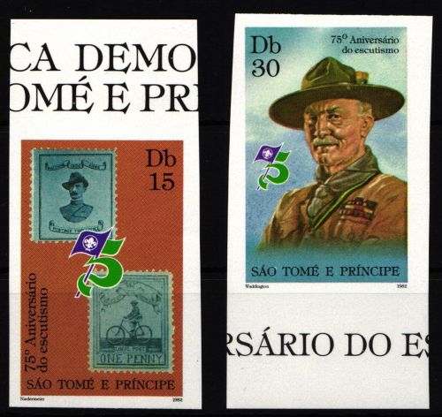 Sao Tome 769-770 I B postfrisch Pfadfinder #HR518