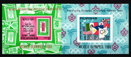 Philippinen Block III + IV postfrisch Olympia 1968, nicht ausgegeben #HR540