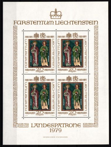 Liechtenstein 734 postfrisch als Kleinbogen #HR553