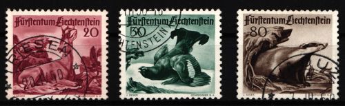 Liechtenstein 285-287 gestempelt #HR671