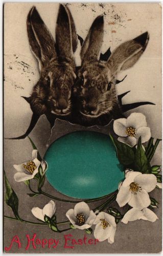 AK Großbritannien A Happy Easter 1910 gebraucht #PM608
