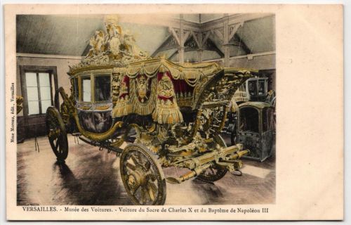 AK Versailles Musée des Voitures - Voiture du Sacre de Charles X ungebraucht #PM720