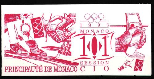 Monaco 2141-2148 postfrisch Markenheft 10 / Olympische Spiele #HQ555