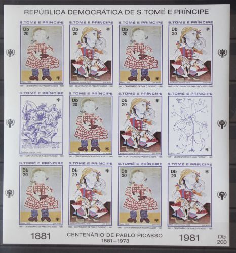 Sao Tome e Principe 719-720 B postfrisch als Zusammendruck-Bogen #GD225