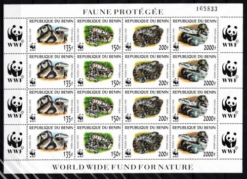 Benin 1159-1162 postfrisch