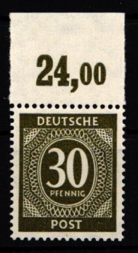 Alliierte Besetzung 928 a P OR ndgz postfrisch #ID800