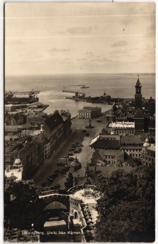 AK Helsingborg Utsikt fran Kärnan ungebraucht #PN150