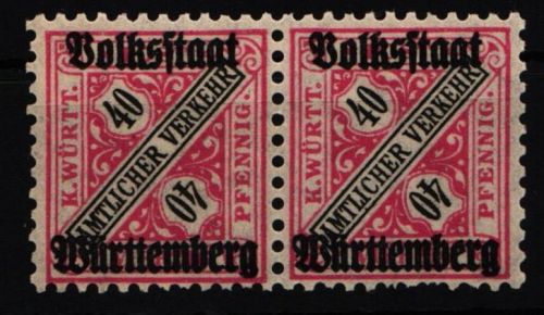 Württemberg Dienst 260 postfrisch